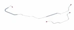 Mustang Rear Axle Brake Lines Six Cylinder 1967 1968 1969 ZRA6701. Fixed Price $49.95.