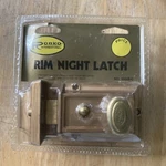 Ronko International Rim Night Latch 0508B-C Nos Sealed Deadbolt 2 Keys Brass. Fixed Price $38.17.