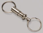 Hy-ko Key Ring Quick Release 7/8" Dia. Nkl Platd Brs Carded. Fixed Price $43.88.