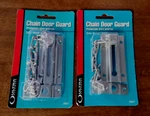 New/sealed Chain Door Guards Ultra Hardware 29021 4" Satin Nickel Silver Tone. Fixed Price $5.59.