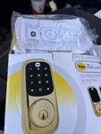 Yale Assure Lock Bluetooth Touchscreen Deadbolt Brass. Fixed Price $299.99.