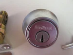 Kwikset 96660-484 Series Single Cylinder Deadbolt Satin Chrome. Fixed Price $9.00.