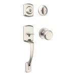 Kwikset Henley Satin Nickel Single Cylinder Handleset Maven Knob Smartkey. Fixed Price $48.99.
