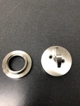 Emtek 8467US15 Modern Style Brass Single Cylinder Deadbolt - Satin Nickel. Fixed Price $69.99.