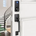 Loctian Smart Fingerprint Door Lock Set With App Control Keyless Entry, Aut.... Fixed Price $134.86.
