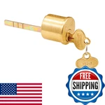 Premium-line Segal 70002 Replacement Deadbolt Cylinder Brushed Brass Finis. Fixed Price $38.02.