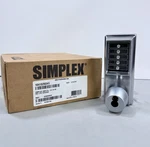 Kaba Simplex Ilco 1041S26D Pushbutton Lock W/ Key Override Satin Chrome. Fixed Price $311.97.