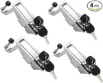 Wjskdq 4PC Compression Latch Lock Trigger Adjustable Lever Operated Flush Silver. Fixed Price $10.57.