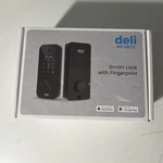Deli Security Smart Fingerprint Lever Lock. Fixed Price $33.99.