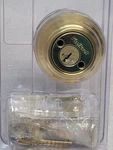 Kwikset Keyed Both Sides Polished Brass Deadbolt Security Double Cylinder 985. Fixed Price $17.95.