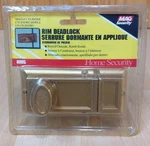 New Old Stock Rim Deadlock Single Cylinder #8005 Mag Security Door W/ Keys. Fixed Price $29.99.