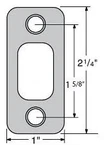 Kwikset 85063 Deadbolt 1" X 2-1/4" Round Corner Strike. Fixed Price $19.03.