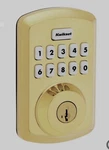Kwikset Powerbolt 250 10-BUTTON Keypad Lifetime Polished Brass Transitional. Fixed Price $35.00.