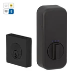 Emtek EMP8469 Square Deadbolt Single Cylinder - Empowered Flat Black New Nib. Fixed Price $89.00.