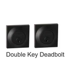 Delaney Hardware Bravura Black Double Cylinder Deadbolt. Fixed Price $39.78.