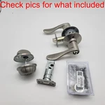 Schlage FB50 619 Single Cylinder Deadbolt And Keyed Entry Accent Lever. Fixed Price $29.95.