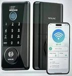 Desloc Smart Lock D110 Plus, Built-in Wi-fi Fingerprint Keyless Entry Door. Fixed Price $69.95.