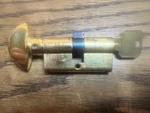 31.5 / Ces Keyed Profile Cylinder Lock, Solid Brass. Fixed Price $42.00.