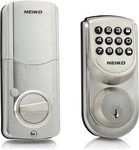 Neiko 52909A Keyless Electronic Deadbolt, Keys Included - Brushed Silver. Fixed Price $29.89.