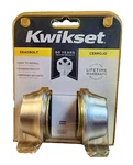 Kwikset Silver Deadbolt Door Lock 96650-389 Home Remodeling, Repair. Fixed Price $21.95.