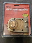 Guard Jimmy-proof Deadlock No. 1666 Single Cylinder Solid Bronze. Fixed Price $29.99.