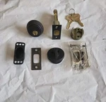 Baldwin Deadbolt Single Cylinder Low Profile For 1-5/8" Bore 8041-102. Fixed Price $25.00.