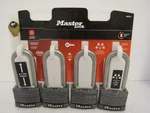Master 580QLJ Laminated Padlocks 4-PACK Keyed Alike 2-1/2IN Shackle Weather. Fixed Price $39.99.
