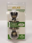 Atlas Home Security Door Knob Kit Antique Brass Finish Easy Installation. Fixed Price $24.99.