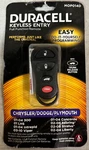 New Duracell Keyless Entry Full Function Remote MOP014D. Fixed Price $10.00.