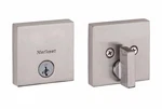 Kwikset Downtown Square Single Cylinder Deadbolt Smartkey Nickel 92580-018. Fixed Price $12.00.