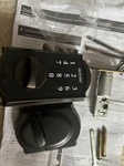 Schlage BE375 Cam 716 Programmable Deadbolt, Keyless Touchscreen Aged Bronze.. Fixed Price $65.00.