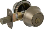 New Kwikset Keyed Double Cylinder Deadbolt Lock 96650-493 Antique Brass. Fixed Price $19.90.