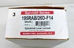 Marks Usa 195RAB/26D-F14 Lever Lockset, Mechanical, Grd. New Open Box. Fixed Price $45.00.