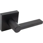 Vienna Door Lever With Square Rosette, Passage (hall/closet) Latch, Matte Black. Fixed Price $77.20.