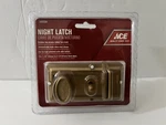 Ace Hardware Night Latch Outdoor Key Access, Slide Button Brand New. Fixed Price $25.00.