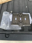 Nostalgic Warehouse Meadows Antique Pewter Triple Toggle Wall Plate Cover. #CB29. Fixed Price $32.00.
