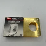 Mag Security Install-a-lock Door Reinforcer Polished Brass Deadbolt & Knob. Fixed Price $23.54.
