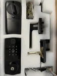 Wifi Front Door Lock, Cinop Keyless Entry Deadbolt With Handle Set,. Fixed Price $81.43.