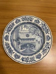 Vintage Wedgwood Yale University Plates Blue White Transferware England Set Of 6. Fixed Price $101.00.