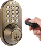 Milocks XF-02AQ Digital Deadbolt Door Keyless Entry Remote Antique Brass. Fixed Price $39.95.