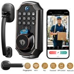 Arpha Fingerprint Smart Lock Wifi App Doorbell Camera Keyless Deadbolt+knob. Fixed Price $79.99.