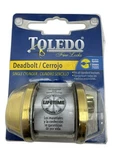 Toledo Single Cylinder Deadbolt Polished Brass CV1800-US3 New. Fixed Price $14.95.