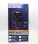 Schlage Electronic Touchscreen Deadbolt BE469NX 716 Camelot Aged Bronze. Fixed Price $154.00.