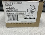 Kwikset Cylinder Polished Brass 96650-431. Fixed Price $11.99.