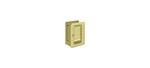 Hd Pocket Lock, Adjustable, 3-1/4" X 2-1/4" Passage In Polished Brass. Fixed Price $30.53.