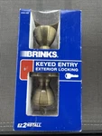 Brinks Keyed Entry Exterior Locking Polished Brass #66. Fixed Price $14.99.
