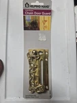 Door Chain Guard Solid Brass Lock Heavy-duty Home Security. Fixed Price $10.00.