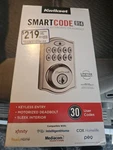 Kwikset Smartcode 914 Touchpad Electronic Deadbolt Keyless Entry Z-wave Satin. Fixed Price $95.00.