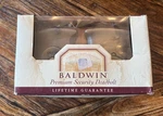 New Baldwin Premium Security Deadbolt 98212.452 Distressed Antique Nickel Matte. Fixed Price $49.99.