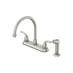 Oakbrook Pacifica Kitchen Faucet Two Handle Brushed Nickel. Fixed Price $75.99.
